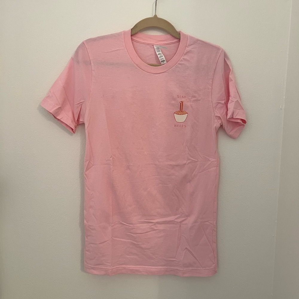 Women’s t-shirt pink ‘send noods’
